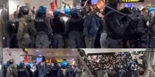 Firenze, scontri tra manifestanti Gkn e polizia in aeroporto