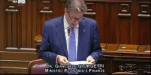 Dazi, Giorgetti: non possibile fare valutazioni. Perdita Pil 2026 0,5%