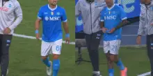 Napoli, due infortunati in 50' contro il Genoa