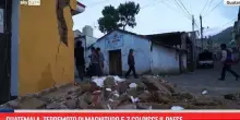 Guatemala, terremoto di magnitudo 5.7 colpisce il Paese