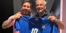 Baggio incontra Messi: le foto e l'aneddoto di come si sono concosciuti