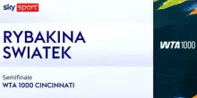 Guarda gli HIGHLIGHTS di Rybakina-Swiatek