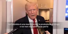 Donald Trump: 'Droga in Colombia fuori controllo, il presidente è pazzo'