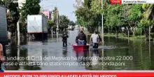 Messico, oltre 22.000 edifici allagati a Città del Messico