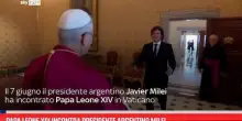 Papa Leone XIV incontra presidente argentino Milei