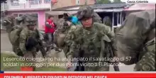 Colombia, liberati 57 soldati in ostaggio nel Cauca
