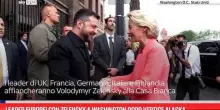 Leader europei con Zelensky a Washington dopo vertice Alaska