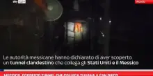 Messico, scoperto tunnel che collega Tijuana a San Diego