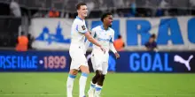 Pavard, gol all'esordio in Marsiglia-Lorient 4-0
