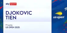 Djokovic-Tien: highlights US Open