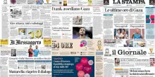 Le prime pagine dei quotidiani del 15 settembre: la rassegna stampa
