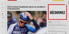 Froome, caduta in allenamento: vertebre fratturate