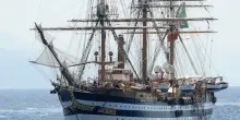 Amerigo Vespucci, a Civitavecchia per la 16esima tappa del Tour