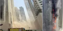 Fiamme in un edificio di 67 piani a Dubai, 3.800 persone evacuate
