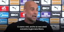 Guardiola: 'Donnarumma è imponente, trasmette fiducia'