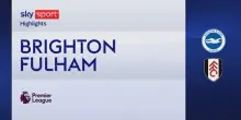 Brighton-Fulham 1-1:gol e highlights