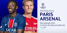 Dove vedere Psg-Arsenal
