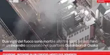 Giappone, incendio in un edificio: morti due pompieri