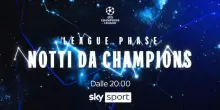 'Notte da Champions', il mercoledì su Sky Sport