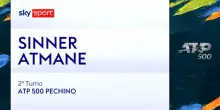 Sinner-Atmane: highlights Atp Pechino