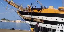 Tour Mediterraneo, l'Amerigo Vespucci arriva a Reggio Calabria