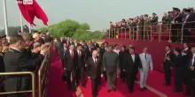 Xi Jinping con Putin e Kim Jong Un a Parata Vittoria