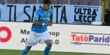 Napoli, infortunio per Olivera in allenamento