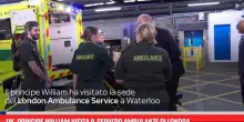 Uk, Principe William visita il Servizio Ambulanze di Londra