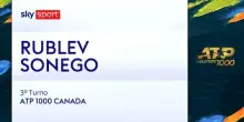 Sonego-Rublev: highlights Atp Toronto