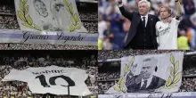Il Bernabeu saluta Ancelotti, Modric e Vazquez. FOTO