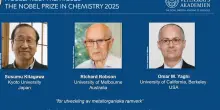 Kitagawa, Robson e Yaghi vincono il Premio Nobel per la Chimica 2025