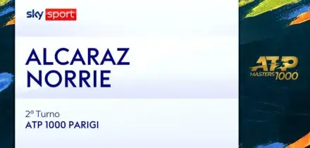 Alcaraz-Norrie: highlights Atp Parigi