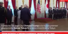 Trump incontra la premier giapponese: “Nuova età dell’oro”