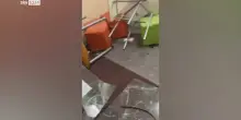 Genova, raid al liceo occupato: aule devastate e svastiche