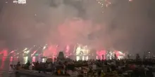 Redentore a Venezia, le immagini dei fuochi d'artificio