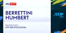 Berrettini-Humbert: highlights Atp Stoccolma