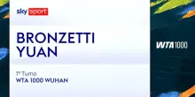 Bronzetti-Yuan: highlights Wta Wuhan