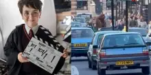Harry Potter, maghetto e Hagrid nella Londra anni '90 sul set. VIDEO