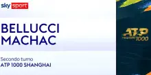 Bellucci-Machac: highlights Atp Shanghai