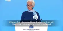 Lagarde: sui dazi auspichiamo una soluzione rapida dei negoziati