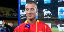 Camarda dopo il gol in Lecce-Bologna: 'Dedicato a Florenzi'