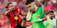 Entrate killer, gol con l'uomo a terra e due rossi: il pazzo Mallorca-Barcellona in Liga