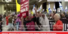 Israele, proteste all’aeroporto Ben Gurion contro Netanyahu
