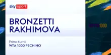Bronzetti-Rakhimova: highlights Wta Pechino