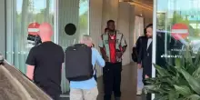 Boniface-Milan, le immagini dell'arrivo a Milano