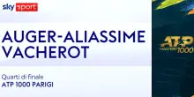 Auger Aliassime-Vacherot: highlights Atp Parigi
