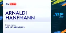 Arnaldi-Hanfmann: highlights Atp Bruxelles
