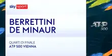 Berrettini-De Minaur: highlights Atp Vienna