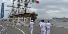 Amerigo Vespucci, Luna Rossa accoglie il veliero a Cagliari