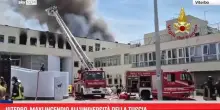 Viterbo, maxi incendio all'Università della Tuscia
